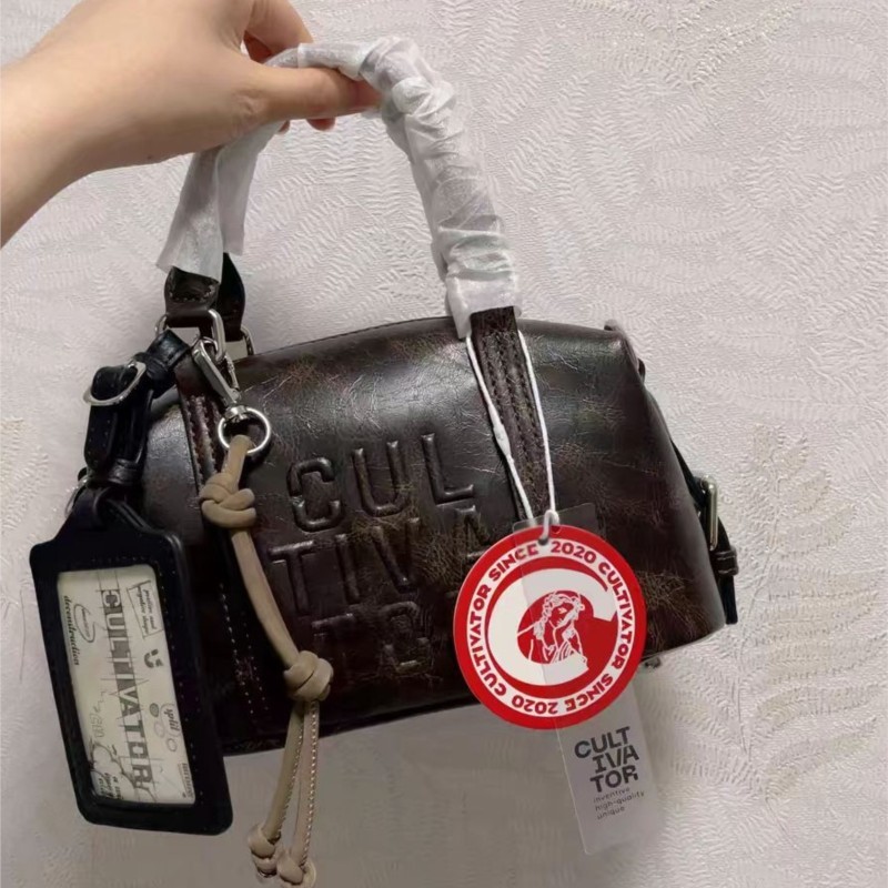 Luxury Y2K Bags - JIAERDI Vintage Style Card Slot Boston