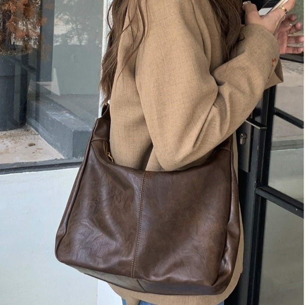 Luxury Y2K Bags - Luxury Square Boston Crossbody Bag Hobo