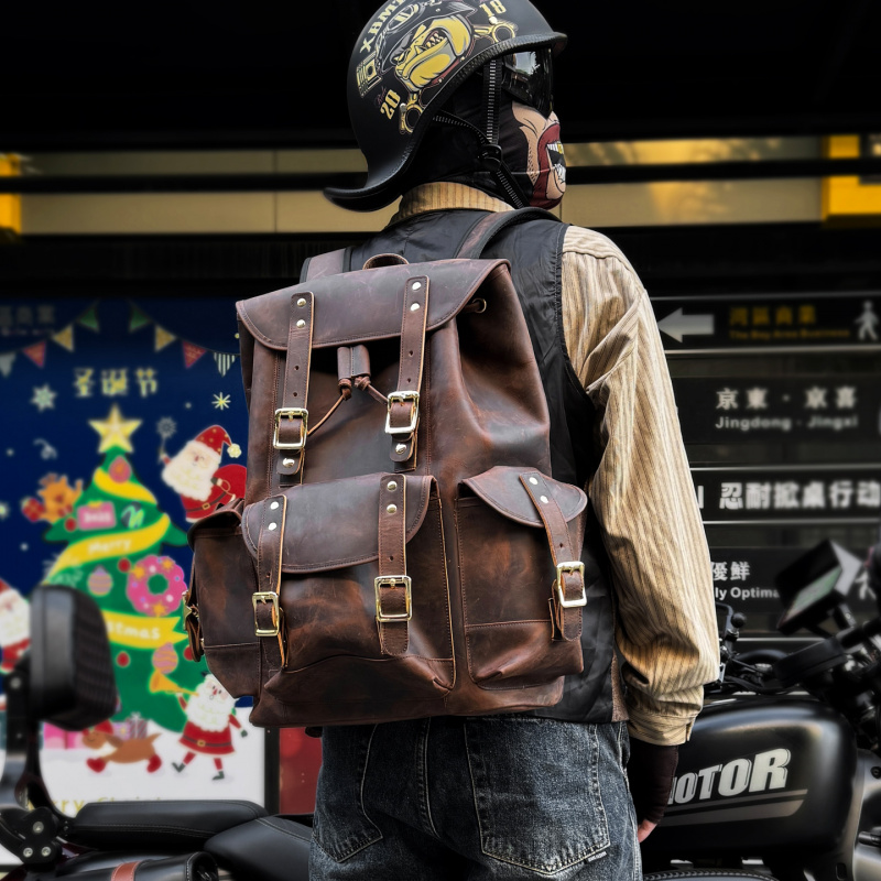New Arrivals Leather Backpack  - огляд і ціна Luxury Zipper Bags