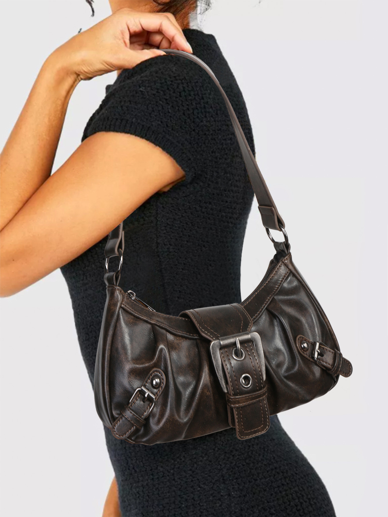 Women's Y2K Bag Pleated Hobo R - огляд і ціна Luxury Y2K Bags