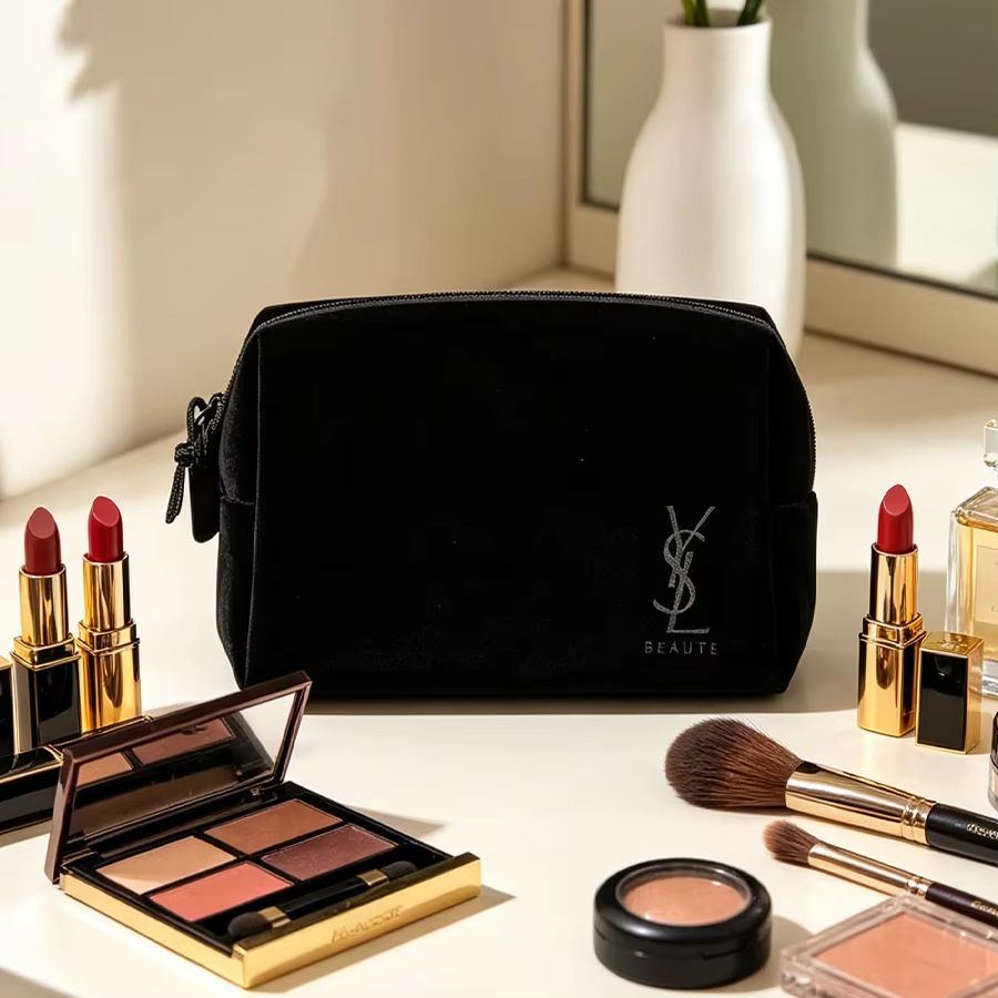 YSL’s Bag Black Printed Cosmet - огляд і ціна Luxury Designer Bags Ysl