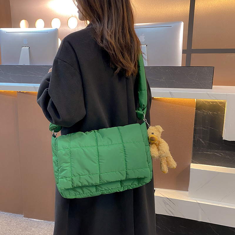 Winter Down cotton women messe - огляд і ціна Luxury Bags Green