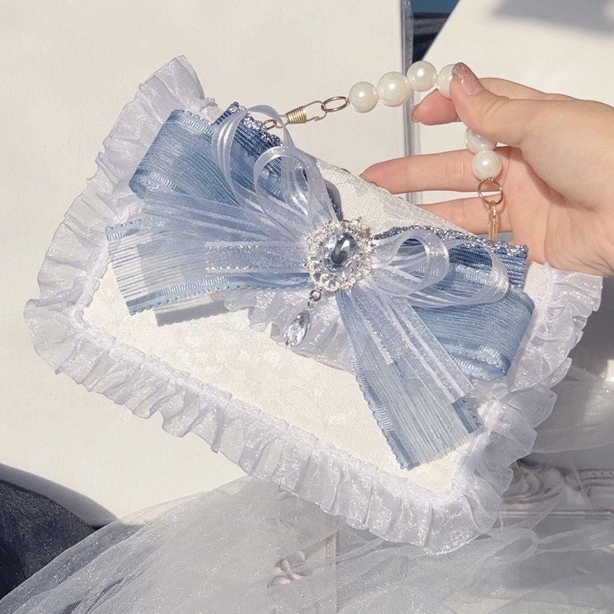 chain silver and blue lolita l - огляд і ціна Luxury Y2K Bags