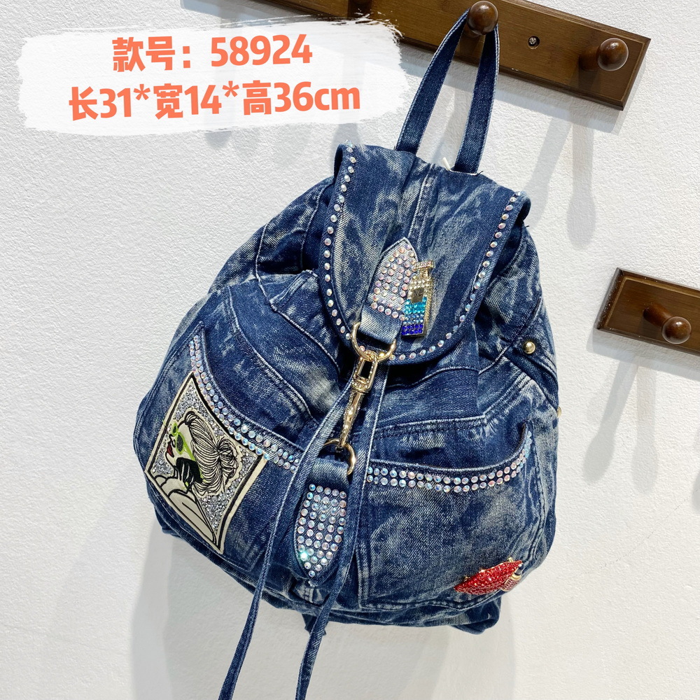 iPinee Luxury Denim Women Back - огляд і ціна Luxury Zipper Bags