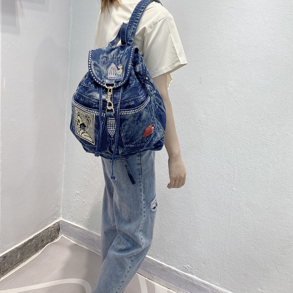iPinee Luxury Denim Women Back - огляд і ціна Luxury Zipper Bags