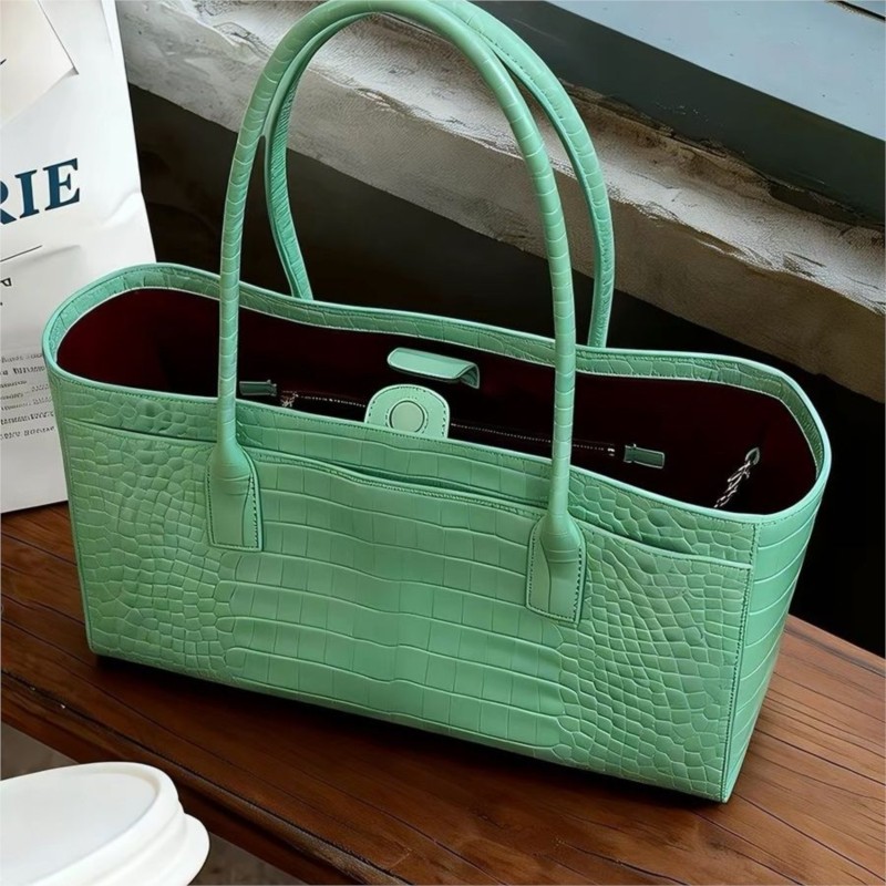 Vintage Green Tote Bag Women F - огляд і ціна Luxury Bags Green