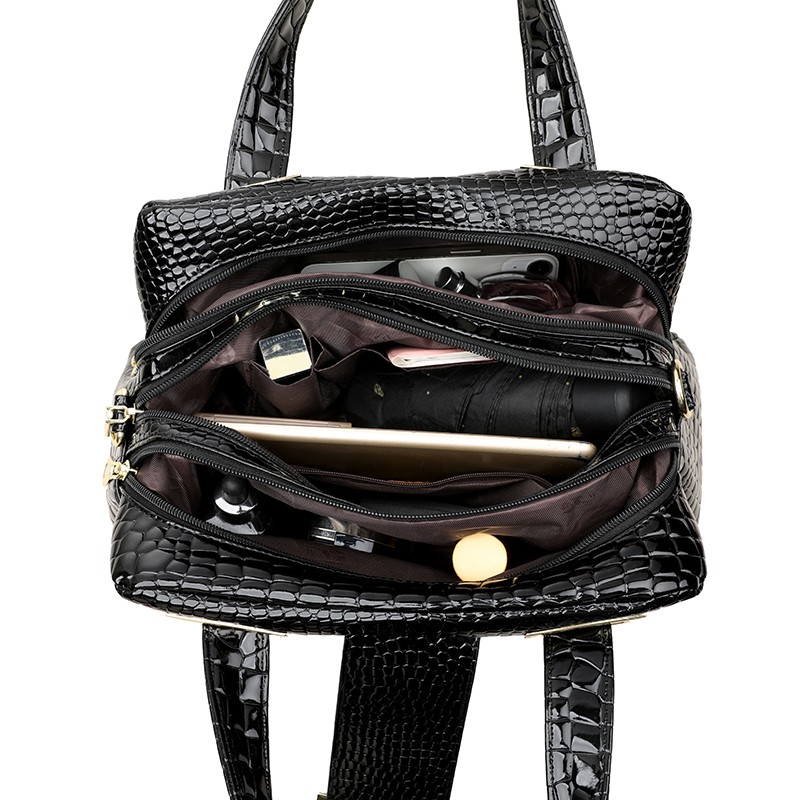 Luxury Crocodile Patterned Han - огляд і ціна Luxury Zipper Bags