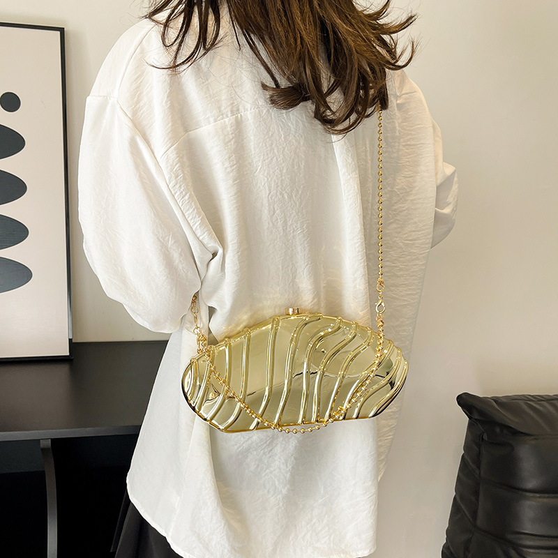 LEFTSIDE Small Gold Acrylic Cr - огляд і ціна Luxury Y2K Bags