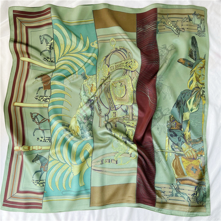 Small Mulberry Silk Scarf 65CM - огляд і ціна Luxury Bags Green
