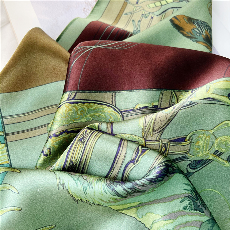 Small Mulberry Silk Scarf 65CM - огляд і ціна Luxury Bags Green