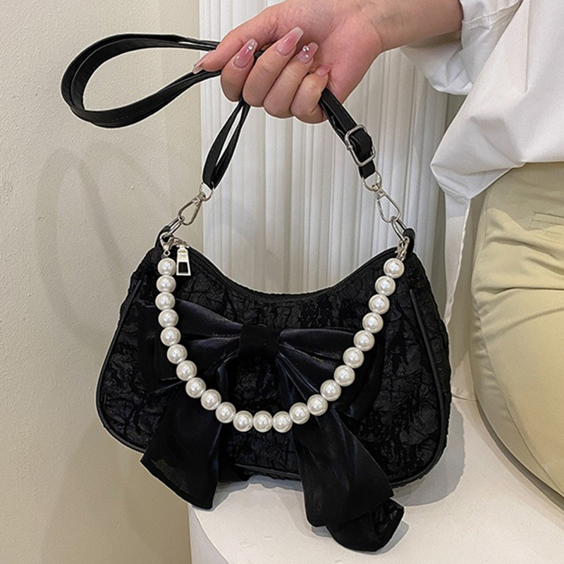 White Folds Pearl Female Bag R - огляд і ціна Luxury Y2K Bags