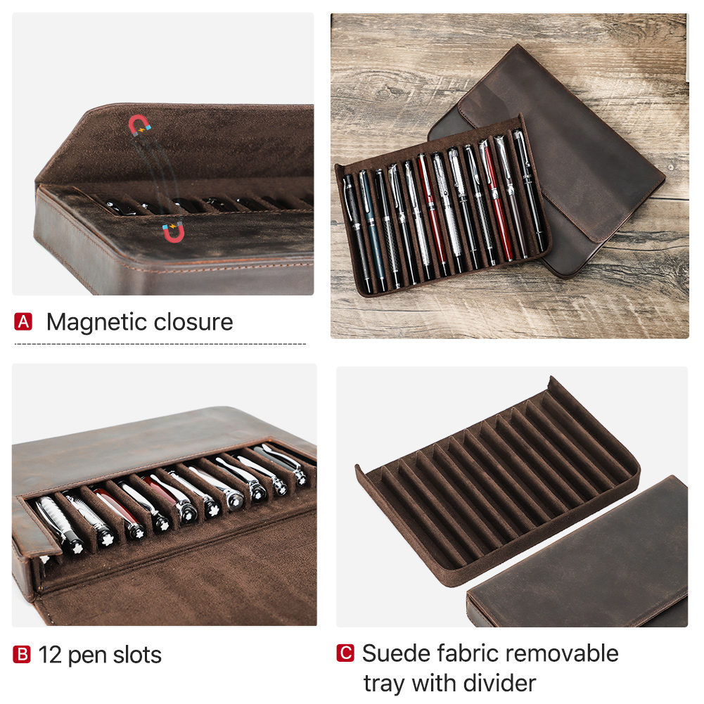 Luxury Genuine Leather 12 Slot - огляд і ціна Luxury Bags For School